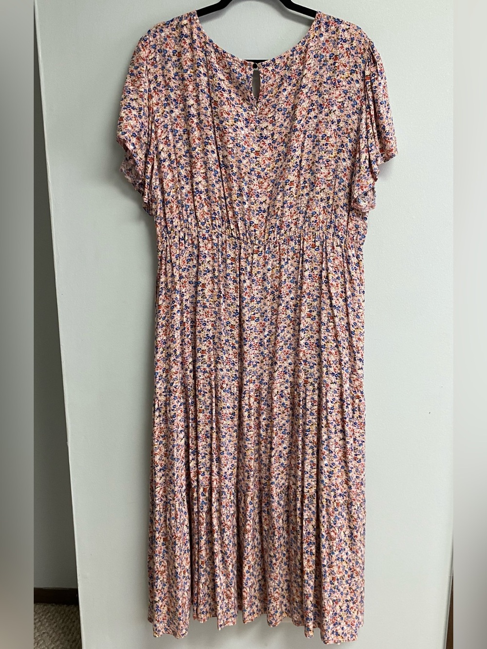 AMAZON (NEMIDOR) SUPER COMFY FLORAL PRINTED MAXI DRESS - SIZE 18 - Picture 10 of 12